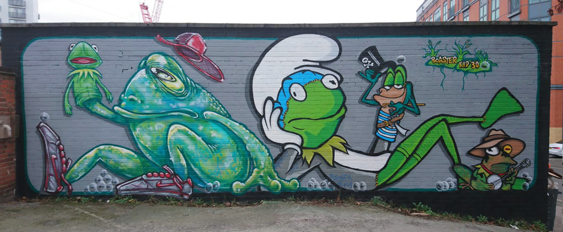 kid30 boaster nottingham streetart graffiti hockley